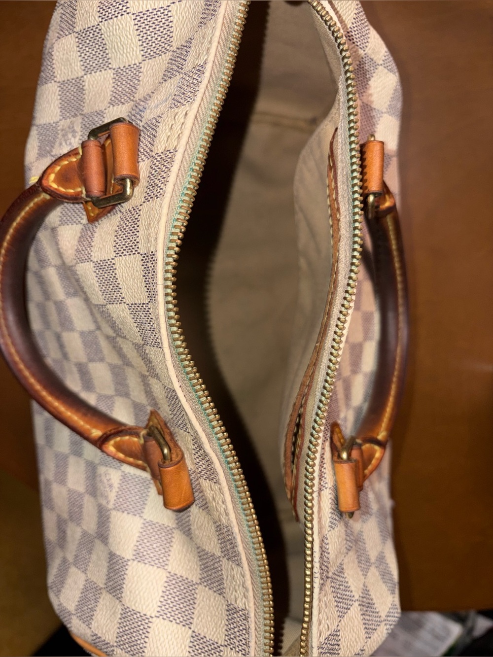 Authentic Louis Vuitton Damier Azur Speedy 30 - Vintage 2007 - Picture 6 of 8